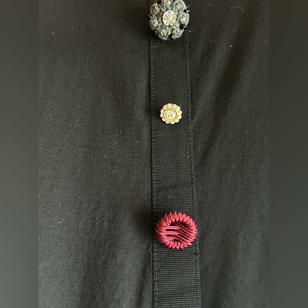 Erica Cavallini Back button Silk & cotton dress - Picture 9 of 16